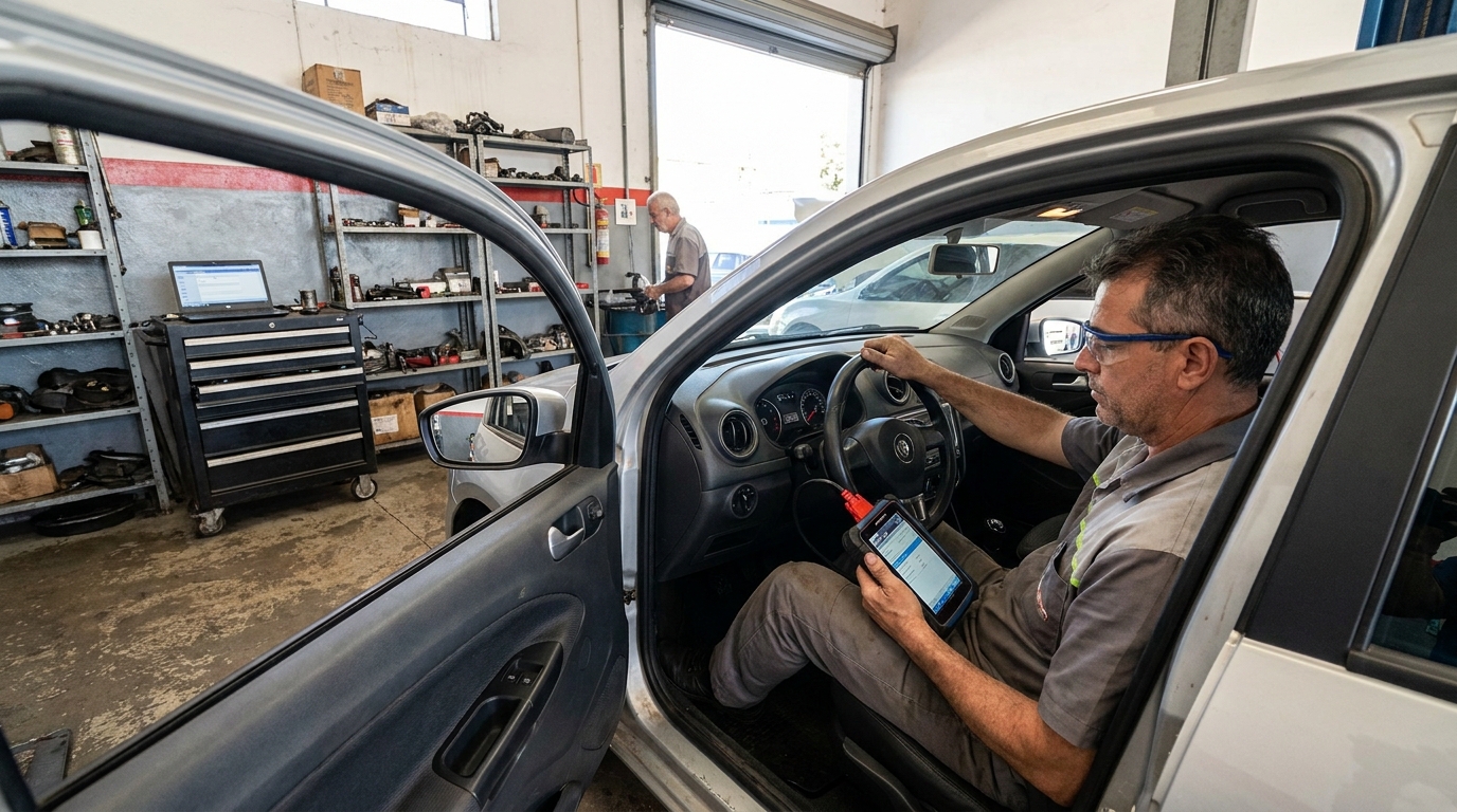 Reset de Airbag profissional em Cascavel‑PR